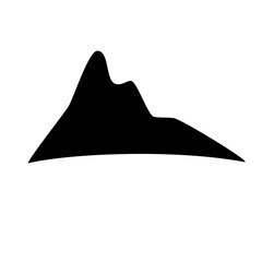 mountain silhouette icon