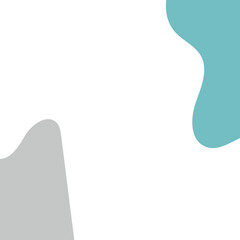 Colorful Abstract Blob Shapes Frame