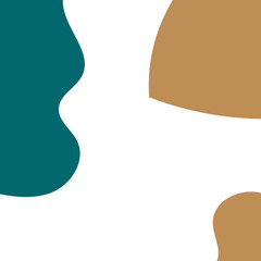 Colorful Abstract Blob Shapes Frame