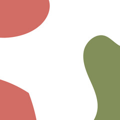 Colorful Abstract Blob Shapes Frame