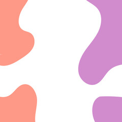 Colorful Abstract Blob Shapes Frame