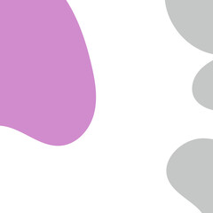 Colorful Abstract Blob Shapes Frame