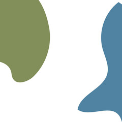 Colorful Abstract Blob Shapes Frame