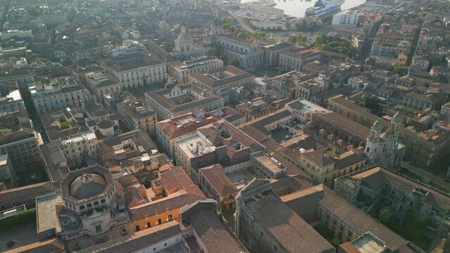 Catania aerial view