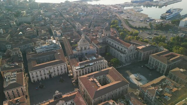 Catania aerial view