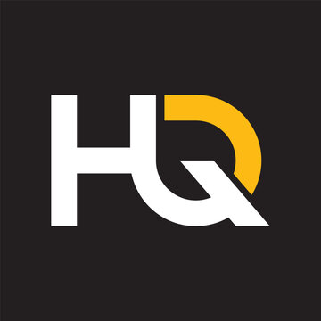 HQ letter logo vector icon illustration