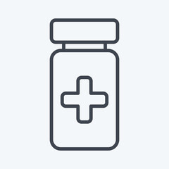 Obraz premium Icon Medical Volunteering. related to Volunteering symbol. line style. Help and support. friendship