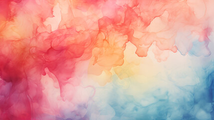 Abstract watercolor background. Digital art painting. Colorful texture.