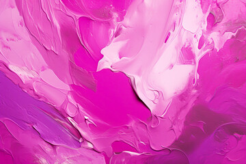 Pink and white paint texture. Abstract background of acrylic paint. Liquid marble pattern.