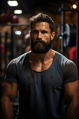 Sculpted Strength: Embodying Fitness and Dedication