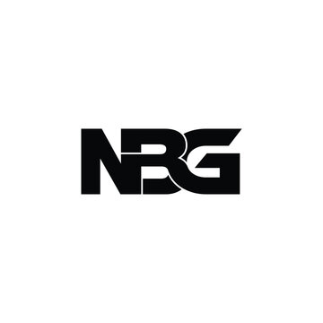 NBG letter monogram logo design vector