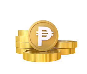 Peso Philippine Gold Coin 3d