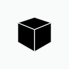 3D Box Icon. Package Symbol - Vector.