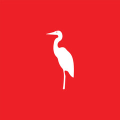 A simple and memorable crane logo