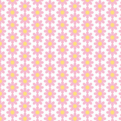 Floral pattern for background, wrapping paper, backdrop, fabric, etc.