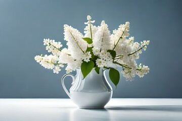 flowers in a vase generated ai