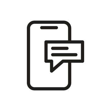 recommend clip art: message lineal icon