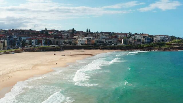 Sunny day at bondi Beach in Sydney, Australia