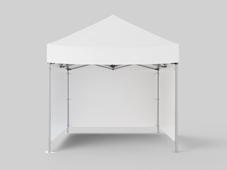 Blank Booth Tent for Event Isolated Mockup