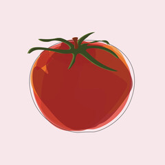 Visual design ideas tomato overlapping colors in layers
