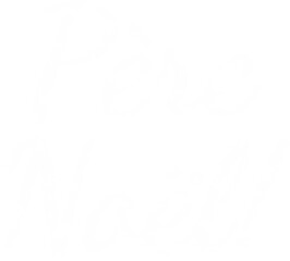 Digital png illustration of pese noel text on transparent background