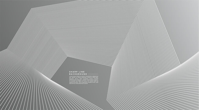 Modern sharp edge line circuit abstract background