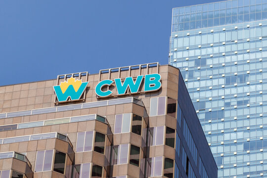 CWB (Canadian Western Bank) office in Vancouver, British Columbia, Canada, July 8, 2023. 