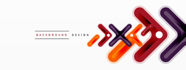 Cross line background minimal geometric template. Design for wallpaper, banner, background, landing page, wall art, invitation, prints, posters