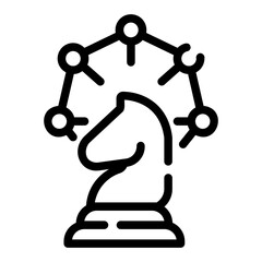 strategy Line Icon