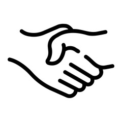 handshake Line Icon