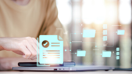 concept of auditing and evaluating quality and efficiency of personnel ,business document...
