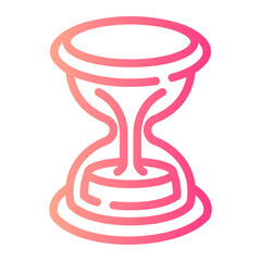 hourglass Line Gradient Icon