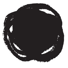 Black ink sots isolated on white background. Vector illustration.