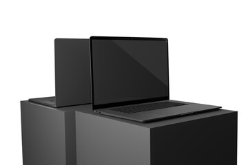 Laptop Device Black Reflection Screen Display