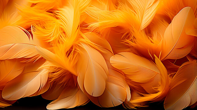 background made of beautiful feathers.