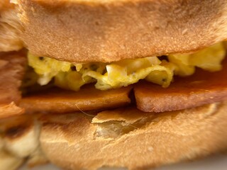 sandwich with ham and cheese