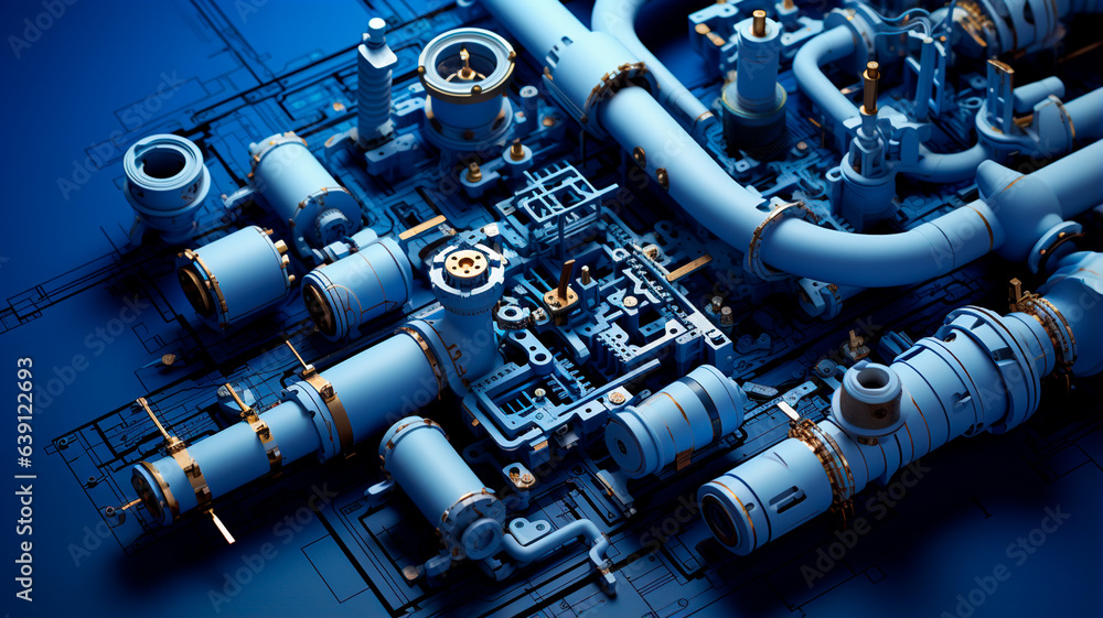 Poster electronic circuit board with processor.
