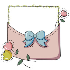 card with bow