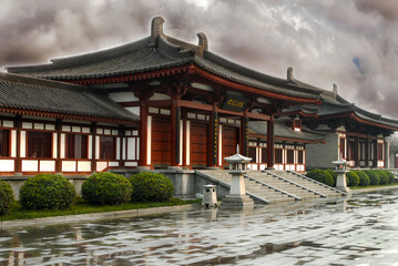 Obraz premium pavilion in the garden