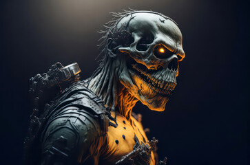 Zombies, mutants, strange shapes Studio lighting.generative AI
