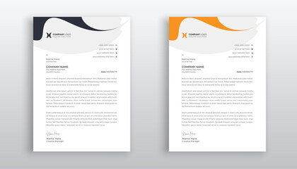 creative and modern business letterhead template