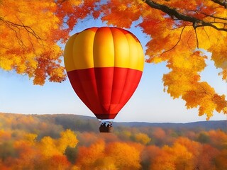 Autumn Hot Air Balloon