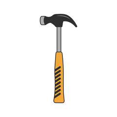 Hammer Clipart Vector, Hammer Vector, Hammer illustration, Carpenter Vector, Mechanic tools Clipart, Mechanic Tools, Carpenter tools, Worker elements, Labor equipment