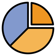 
Business chart icon symbol image vector. Illustration of growth diagram data graphic pictogram infographic design image