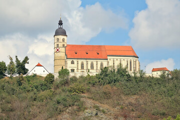Fototapeta na wymiar Pilgrimage Church Bogenberg Lower Bavaria