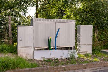 Netzausbau Glasfasernetz