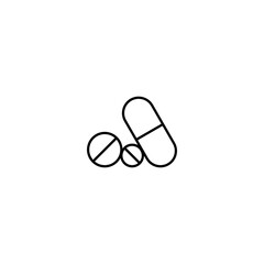 Medicine line icon vector design
