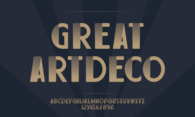 Great Artdeco, very elegance and luxury style font. for events, promotions, logos, banners, monograms and posters