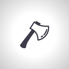 ax icon, ax cut tool icon.