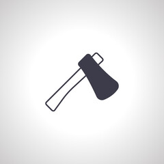 ax icon, ax cut tool icon.